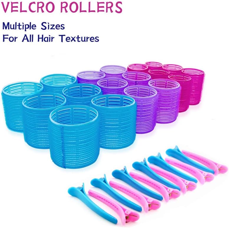 ALLBIZ Jumbo Hair Rollers Sets - OLELON