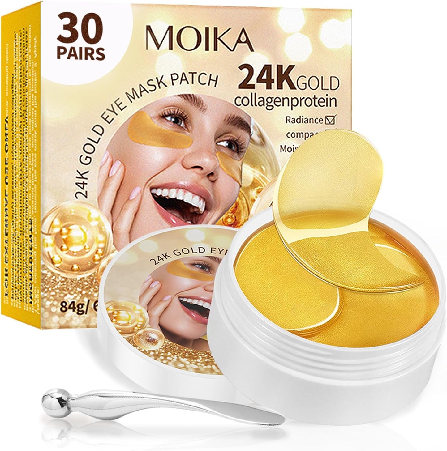 MOIKA 2024 Under Eye Patches 60 PCS - OLELON