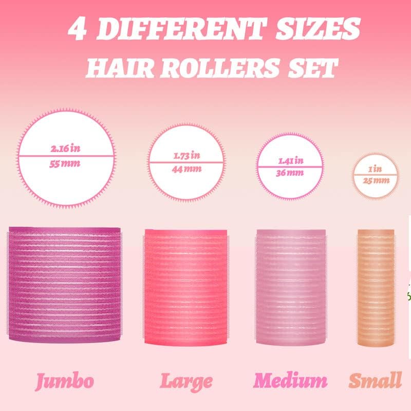 OLELON Jumbo Hair Rollers Set——38 Pcs - OLELON