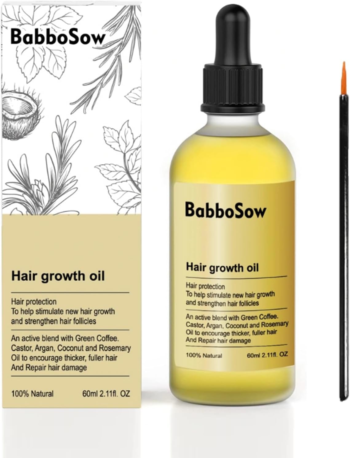 Vegan Natural Hair Growth Oil - OLELON